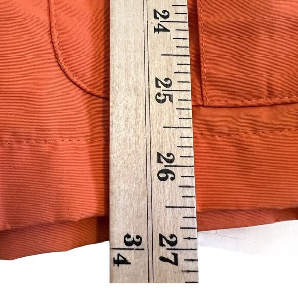 Lands' End Flare Orange Hooded Field Utility Hiking Jacket Size Medium - Picture 5 of 7